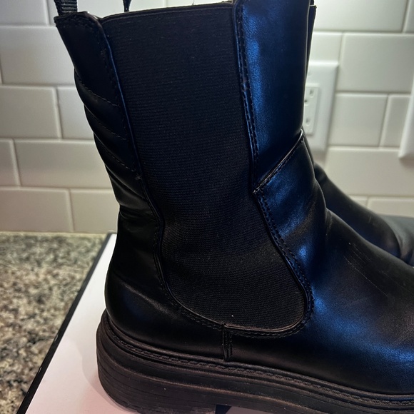 Black Combat Boots - Picture 6 of 9